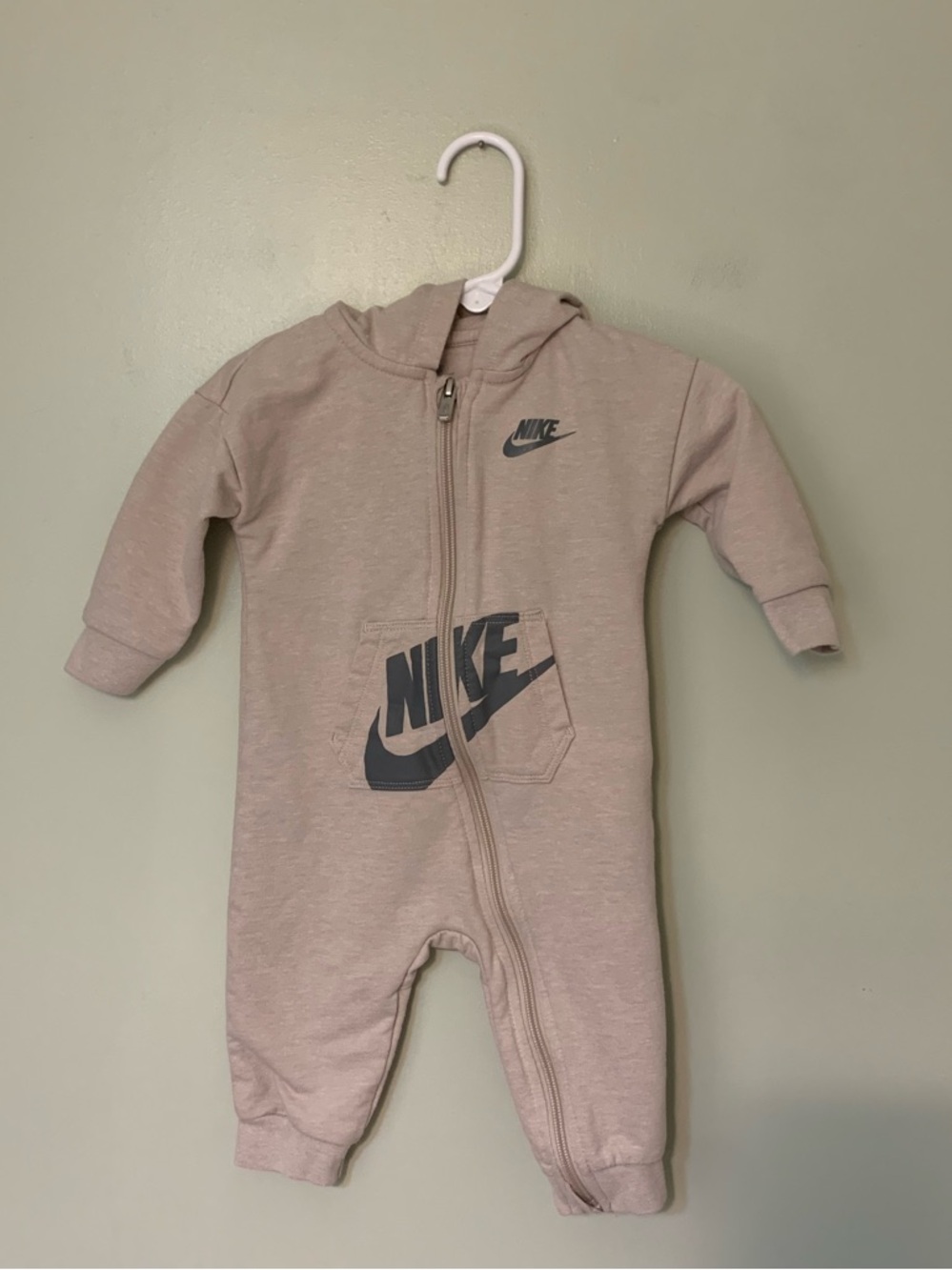 Nike — infant coverall hoodies sweatsuit onesie with logo